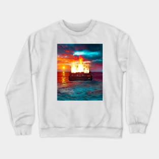 Dumpster Fire Crewneck Sweatshirt